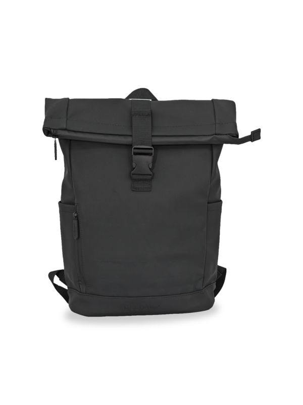 DUCHAMP LONDON Rubberized Flapover Laptop Backpack